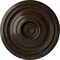 Ekena Millwork Traditional Ceiling Medallion (Fits Canopies up to 4"), 14 3/4"OD x 1 3/4"P, Stone Hearth Crackle CM14TRSHC - alternate 1